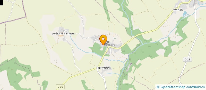 localisation de l'entreprise MADAME ANNE BOUSQUET  ROMAIN