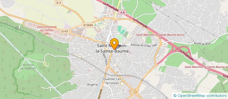 localisation de l'entreprise MADAME ANNE BOUSSIOUX à SAINT-MAXIMIN-LA-SAINTE-BAUME