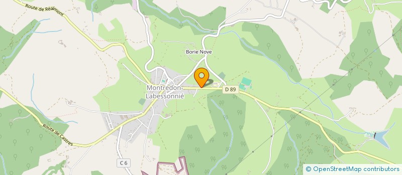 localisation de l'entreprise MADAME ANNE BOUTET  MONTREDON-LABESSONNIE