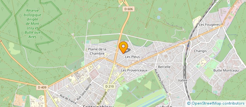 localisation de l'entreprise MADAME ANNE BOUTIER à FONTAINEBLEAU