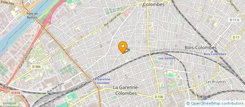 localisation de l'entreprise MADAME ANNE BOUTIN DESVIGNES à COLOMBES