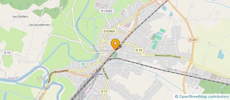 localisation de l'entreprise MADAME ANNE BOUTY  COUTRAS