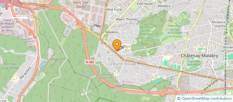 localisation de l'entreprise MADAME ANNE BOUVIER à CHATENAY-MALABRY