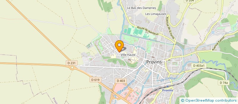 localisation de l'entreprise MADAME ANNE BOUYSSOU  PROVINS