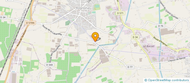 localisation de l'entreprise MADAME ANNE BOYER à ROGNONAS