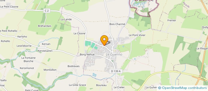localisation de l'entreprise MADAME ANNE BOZOC à LE GUERNO