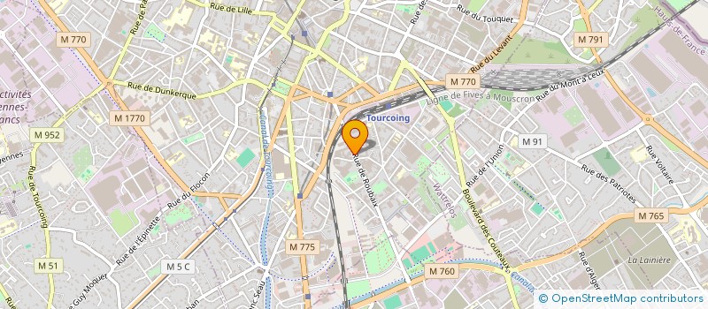 localisation de l'entreprise MADAME ANNE BRASSART  TOURCOING