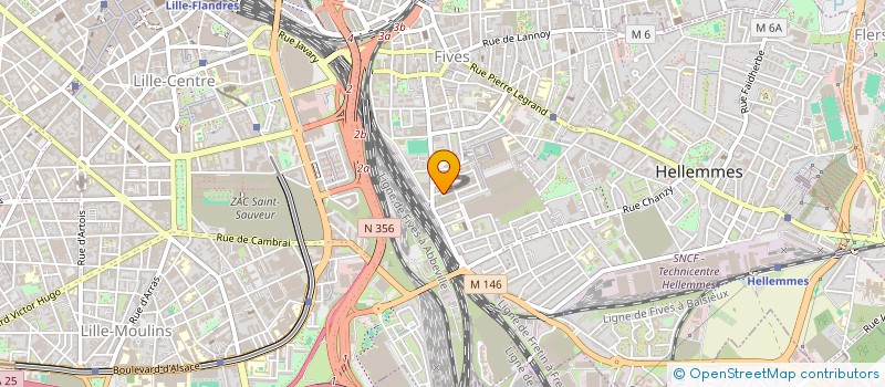 localisation de l'entreprise MADAME ANNE BRASSEUR à LILLE