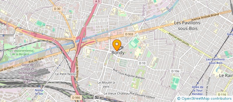 localisation de l'entreprise MADAME ANNE BRAX-BOUAZOUZI  BONDY