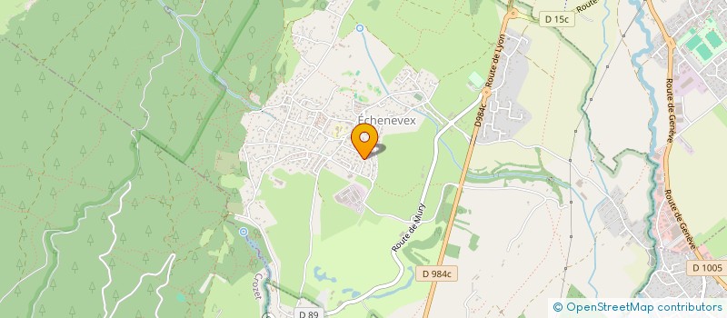 localisation de l'entreprise MADAME ANNE BREDA  ECHENEVEX