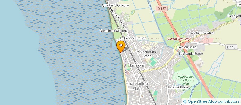 localisation de l'entreprise MADAME ANNE BREGEON à CHATELAILLON-PLAGE