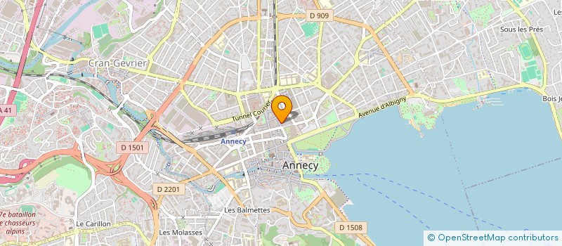 localisation de l'entreprise MADAME ANNE BREHIER à ANNECY