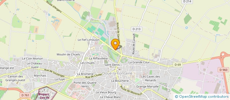 localisation de l'entreprise MADAME ANNE BREJOUIN à DOUE-EN-ANJOU