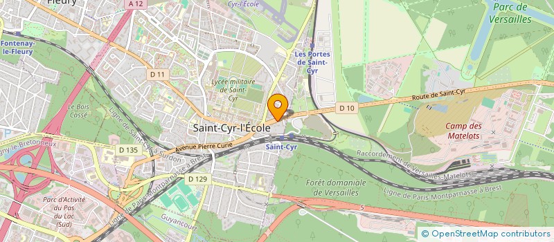 localisation de l'entreprise MADAME ANNE BRELY  SAINT-CYR-L'ECOLE