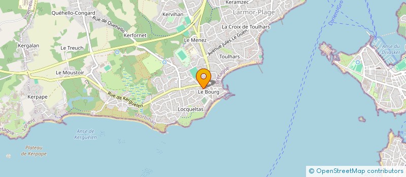 localisation de l'entreprise MADAME ANNE BRESCHET  LARMOR-PLAGE