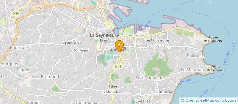 localisation de l'entreprise MADAME ANNE BRESSAN à LA SEYNE-SUR-MER
