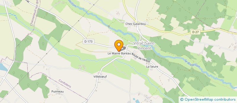 localisation de l'entreprise MADAME ANNE BRETHENOUX à MASSIGNAC