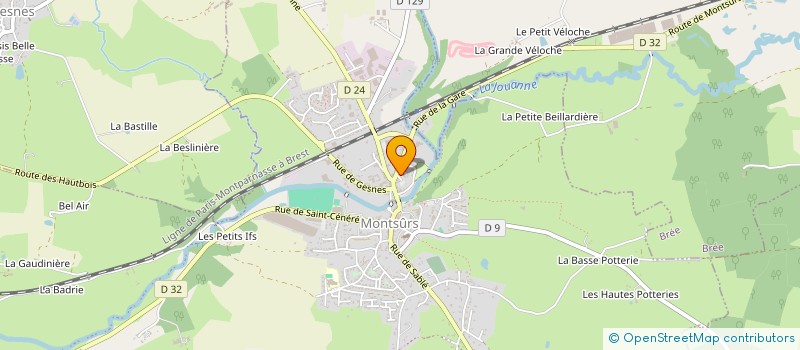 localisation de l'entreprise MADAME ANNE BRIERE à MONTSURS