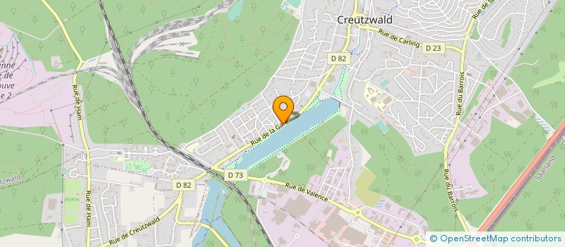 localisation de l'entreprise MADAME ANNE BRISBOIS à CREUTZWALD