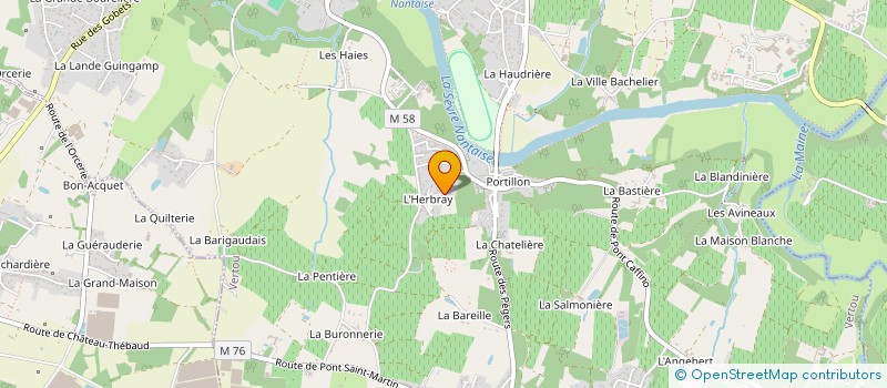 localisation de l'entreprise MADAME ANNE BROCHARD à VERTOU