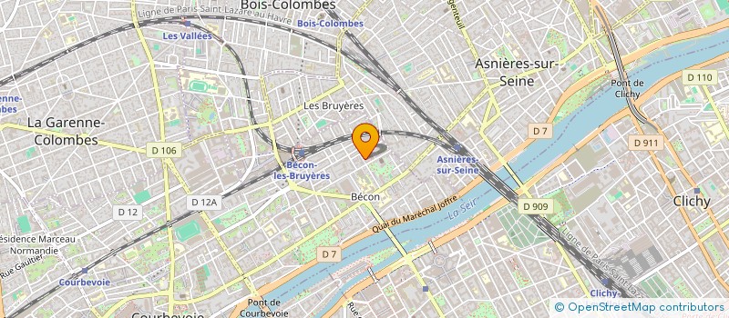localisation de l'entreprise MADAME ANNE BRODDES à COURBEVOIE