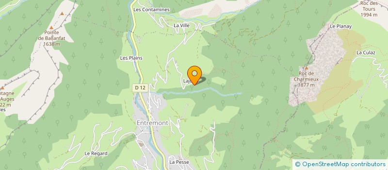 localisation de l'entreprise MADAME ANNE BROSSIER à GLIERES-VAL-DE-BORNE