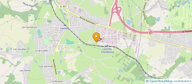 localisation de l'entreprise MADAME ANNE BROUWER  LENTILLY