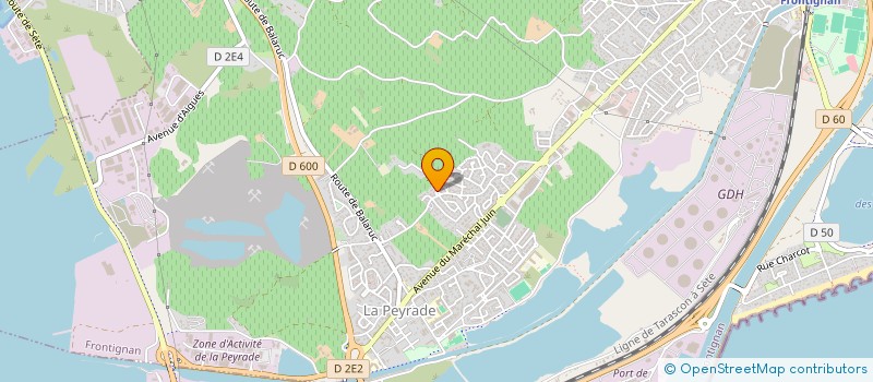 localisation de l'entreprise MADAME ANNE BROZZETTI à FRONTIGNAN