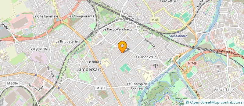 localisation de l'entreprise MADAME ANNE BRUNEAU à LAMBERSART