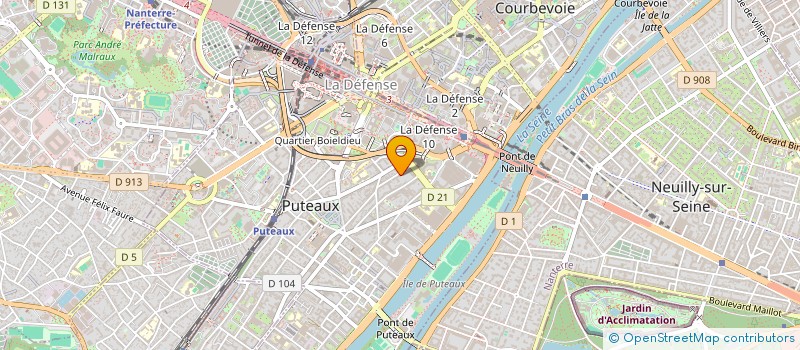 localisation de l'entreprise MADAME ANNE BRUNET à PUTEAUX