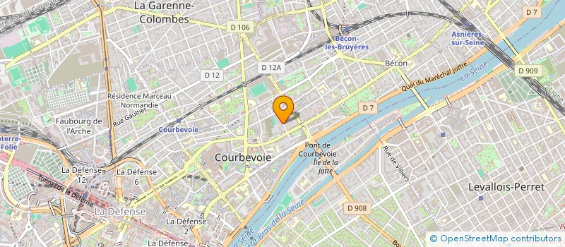 localisation de l'entreprise MADAME ANNE BRUNNER à COURBEVOIE