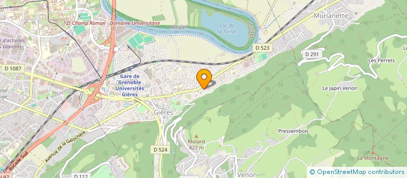 localisation de l'entreprise MADAME ANNE BUCCINO  GIERES