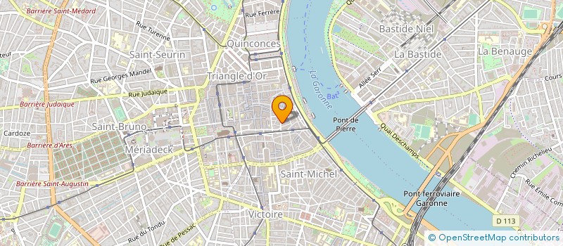 localisation de l'entreprise MADAME ANNE BUDZINSKI à BORDEAUX