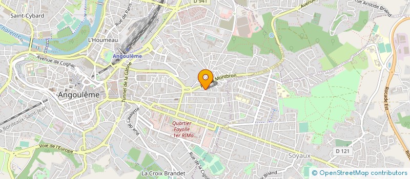 localisation de l'entreprise MADAME ANNE BUHET à ANGOULEME