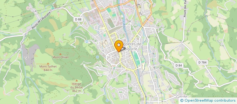 localisation de l'entreprise MADAME ANNE BUISAN  BAGNERES-DE-BIGORRE