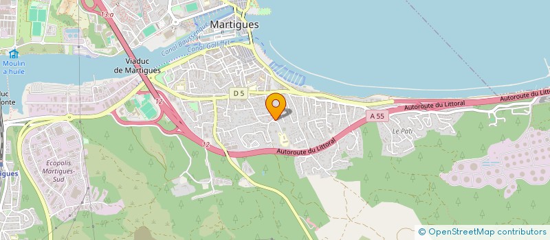 localisation de l'entreprise MADAME ANNE BUISSON à MARTIGUES