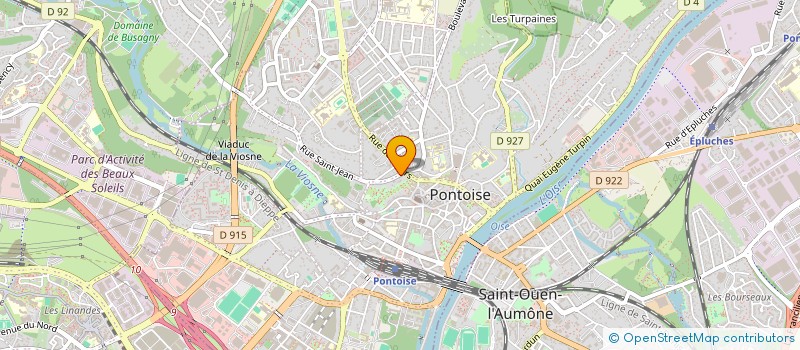 localisation de l'entreprise MADAME ANNE BURDO à PONTOISE