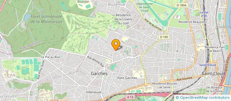 localisation de l'entreprise MADAME ANNE BURETTE à GARCHES