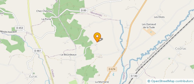 localisation de l'entreprise MADAME ANNE BURGAN à CHALAIS