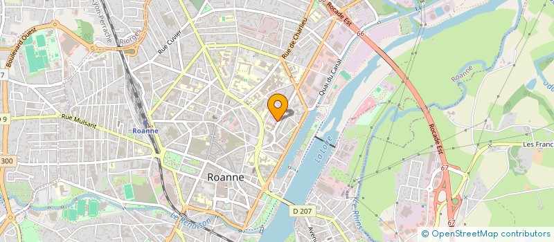 localisation de l'entreprise MADAME ANNE BURNICHON  ROANNE