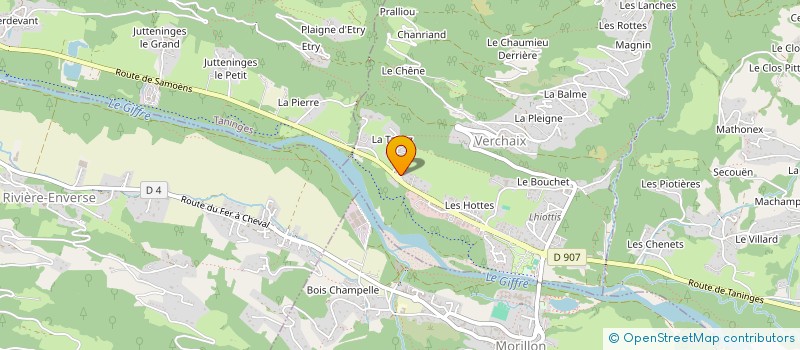 localisation de l'entreprise MADAME ANNE BURNIER  VERCHAIX