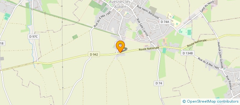 localisation de l'entreprise MADAME ANNE BUSIN à AVESNES-LES-AUBERT