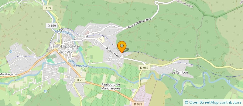 localisation de l'entreprise MADAME ANNE CABRERA  SAINT-HIPPOLYTE-DU-FORT