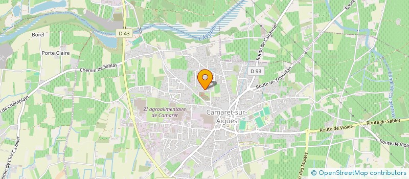 localisation de l'entreprise MADAME ANNE CACITTI à CAMARET-SUR-AIGUES