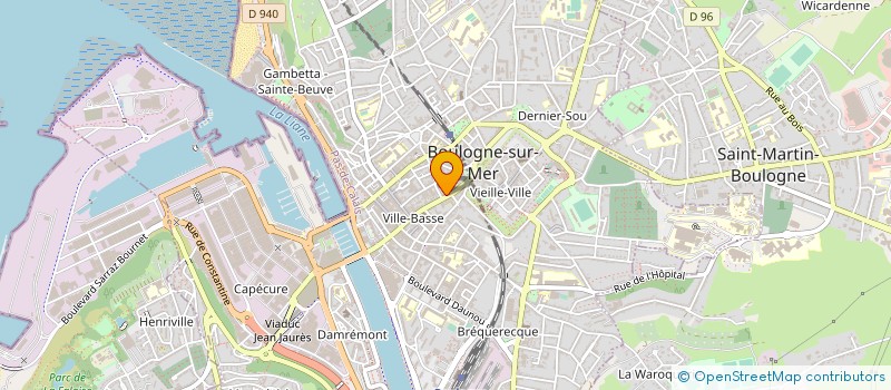 localisation de l'entreprise MADAME ANNE CADART à BOULOGNE-SUR-MER