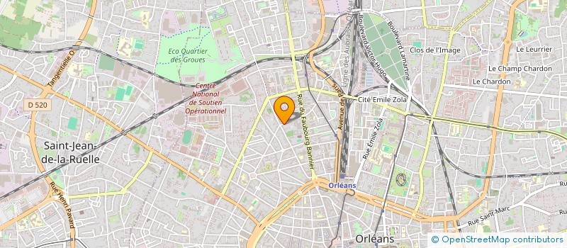 localisation de l'entreprise MADAME ANNE CADIER à ORLEANS