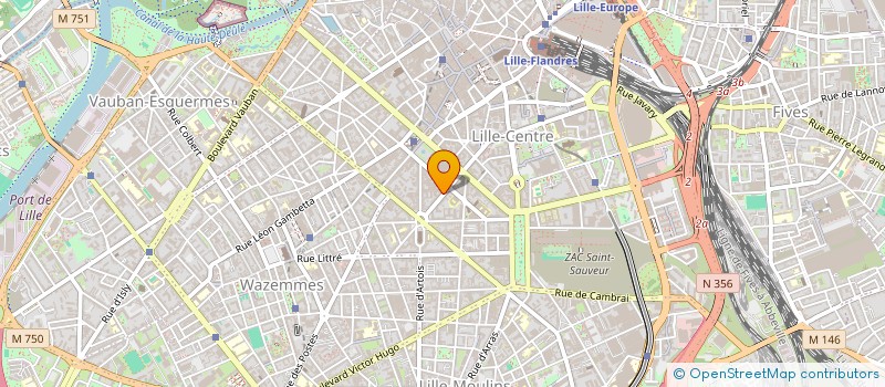 localisation de l'entreprise MADAME ANNE CAFFIAUX à LILLE