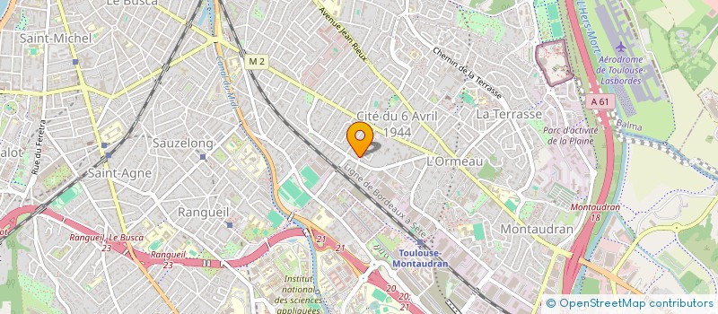 localisation de l'entreprise MADAME ANNE CAHUZAC à TOULOUSE
