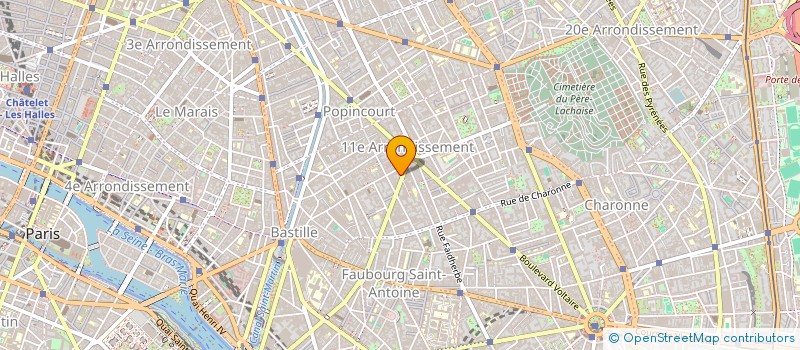 localisation de l'entreprise MADAME ANNE CAILLEBOTTE  PARIS