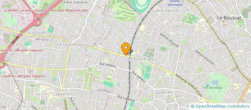 localisation de l'entreprise MADAME ANNE CALMELS  BORDEAUX